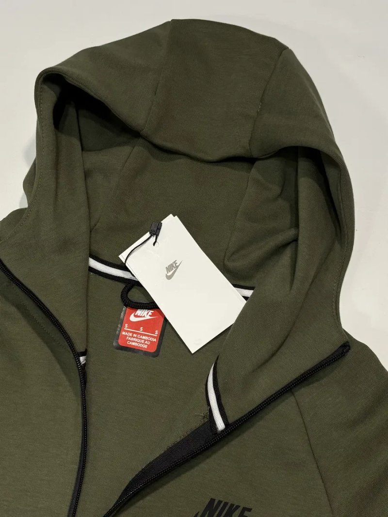 Спортивний костюм Nike Tech Fleece хакі / найк теч фліс — фото 5
