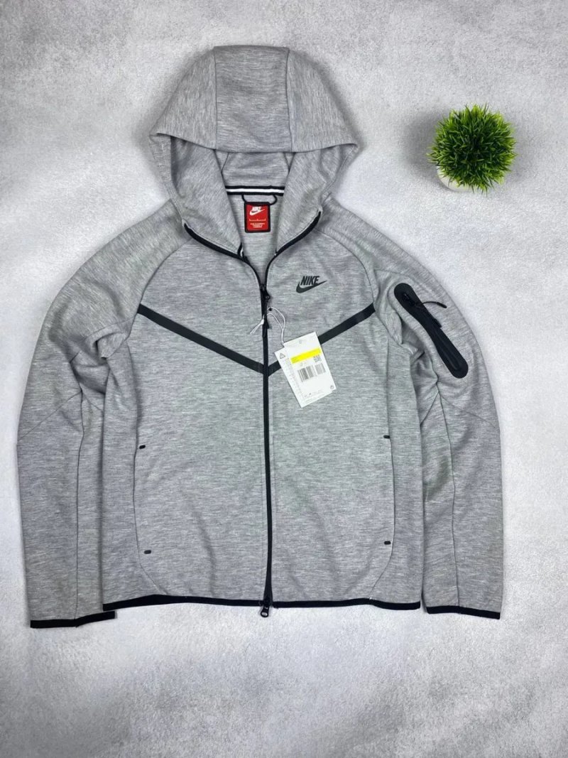 Спортивний костюм Nike Tech Fleece Сірий костюм Найк Теч Фліс Спортивний сірий костюм — фото 5