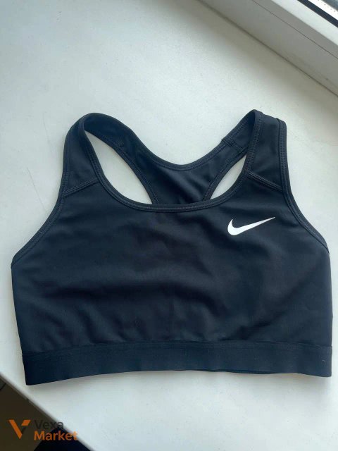 Спортивний топ Nike жіночий чорний розмір M