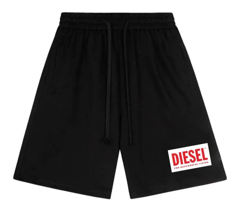 Спортивные шорты  Diesel Logo унисекс черные дизель — фото 4