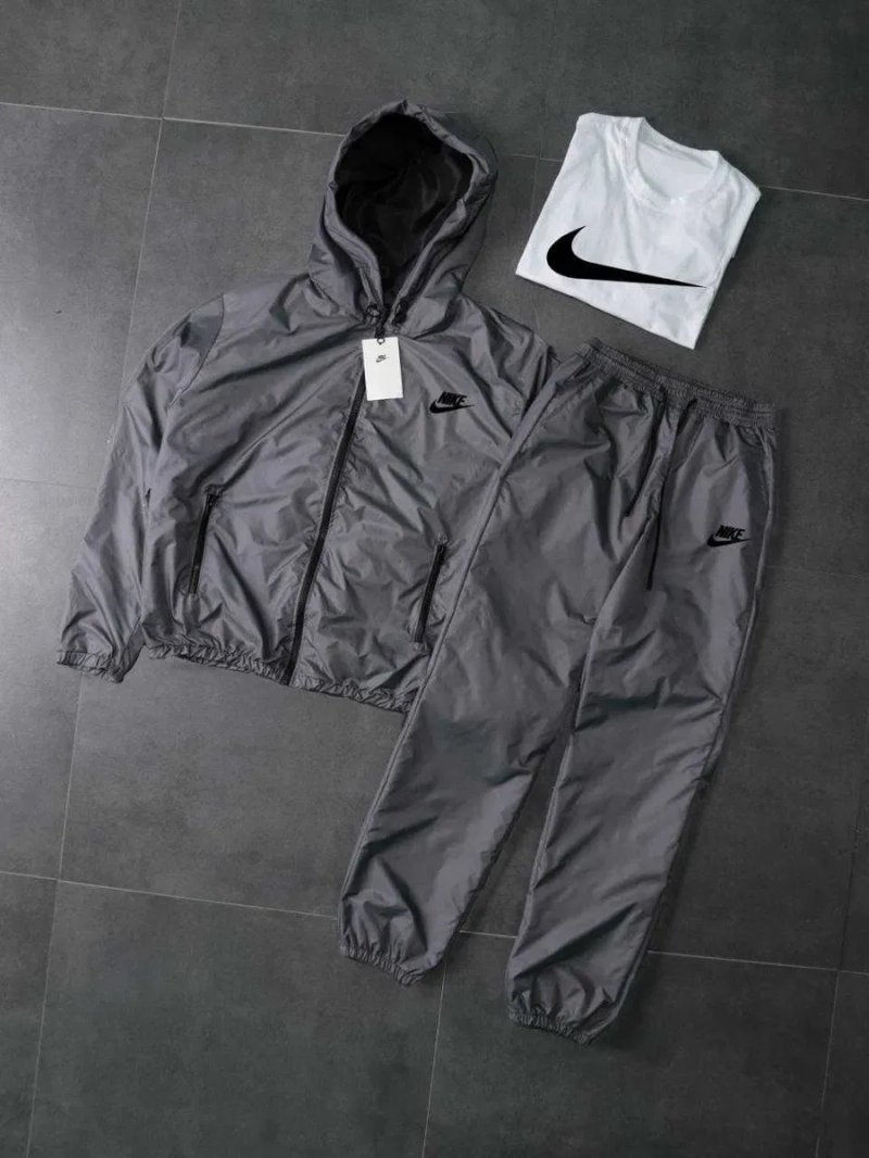 Спортивный костюм мужской куртка штаны Nike Swoosh весна осень найк — фото 4