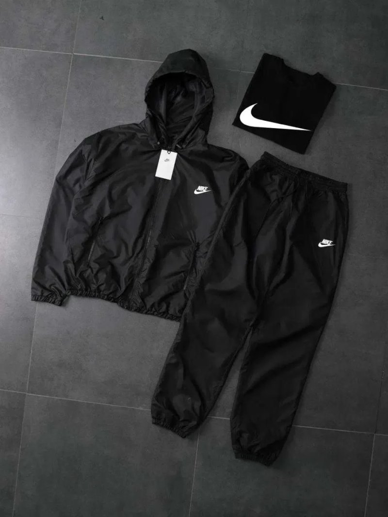 Спортивный костюм мужской куртка штаны Nike Swoosh весна осень найк — фото 5