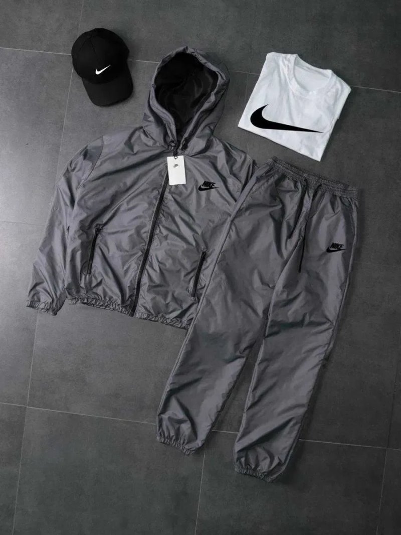 Спортивный костюм мужской куртка штаны Nike Swoosh весна осень найк — фото 6