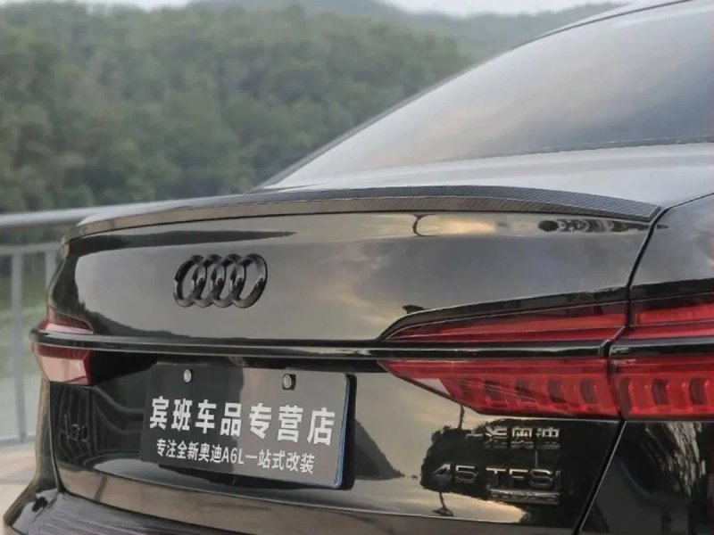 Спойлер Audi A6 C8 тюнинг сабля на багажник стиль S6 — фото 2