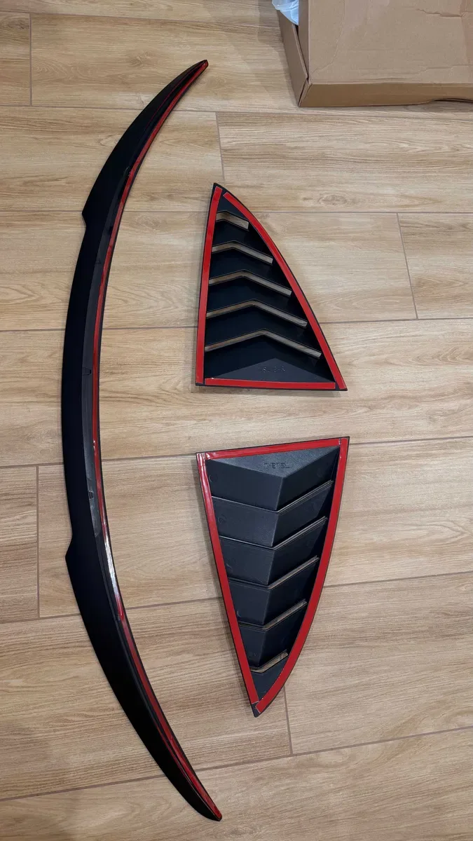 Спойлер на Tesla Model 3, Y   жабры — фото 3