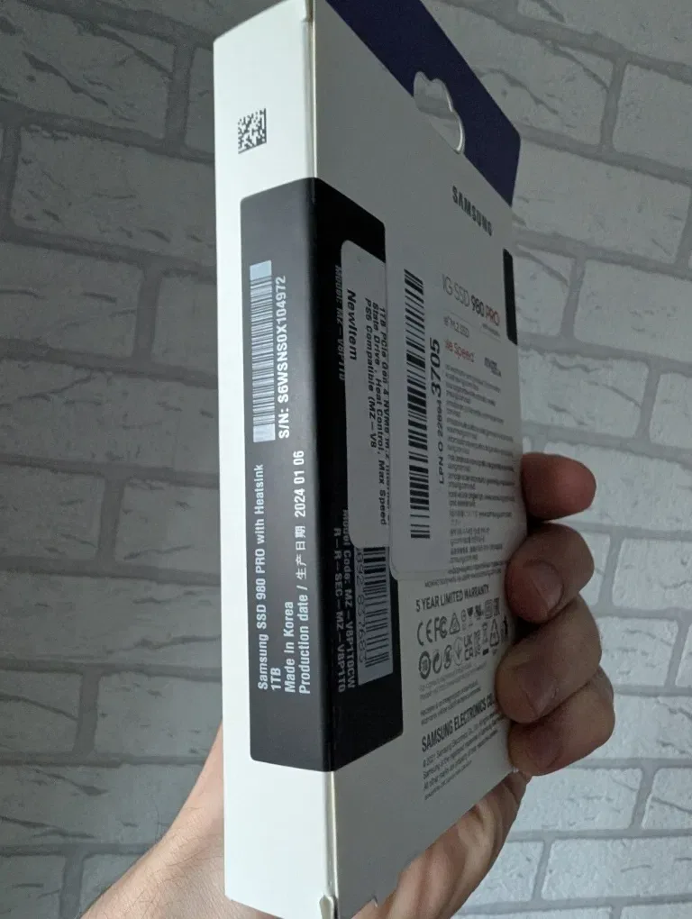 SSD накопичувач Samsung 980 PRO w/ Heatsink 1 TB (MZ-V8P1T0CW) — фото 4