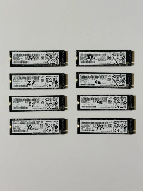 SSD WD 2280 M2 NVME 512 gb