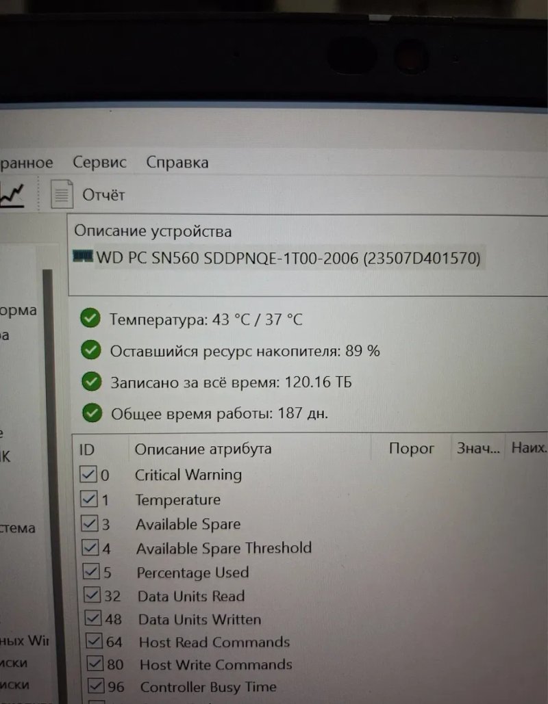 SSD WD SN560 1Tb NVMe M.2 Gen4x4 — фото 4