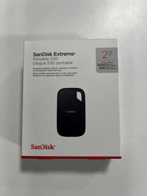 13500->SSD ЗОВНІШНІЙ SanDisk ExtremePortableV2 2tb (SDSSDE61-2T00-G25)