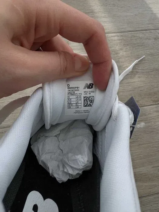США! Чоловічі кросівки New Balance 550 BB550PB1 Оригінал! Шкіра! 40.5-45 — фото 7