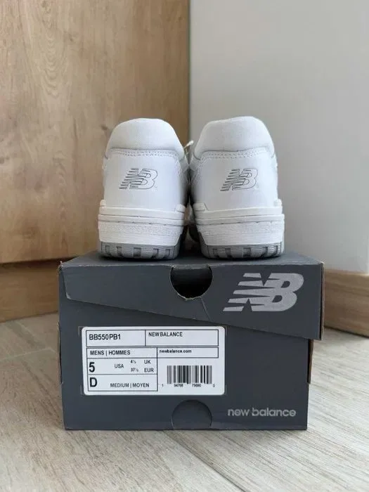 США! Чоловічі кросівки New Balance 550 BB550PB1 Оригінал! Шкіра! 40.5-45 — фото 8