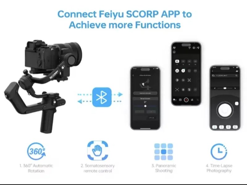 Стабілізатор FeiyuTech SCORP 2 (покращений)| та подовжувач — фото 4