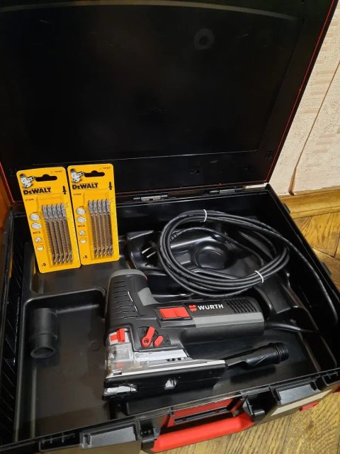 Стан нового,Germany!!Лобзик WURTH STP 140 EXACT-S,800вт+ нові пилки Dewalt(оригінал)