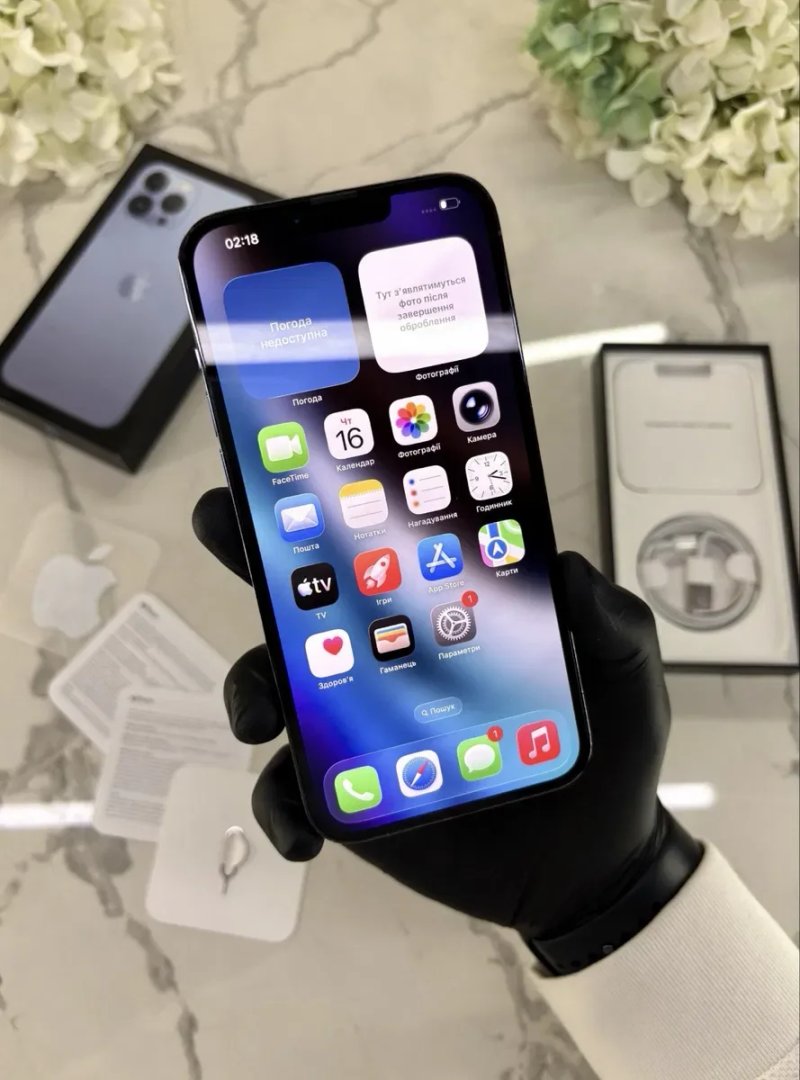 Стан Нового! iPhone 13 Pro Max 100%АКБ Neverlock (Магазин Гарантія) — фото 2