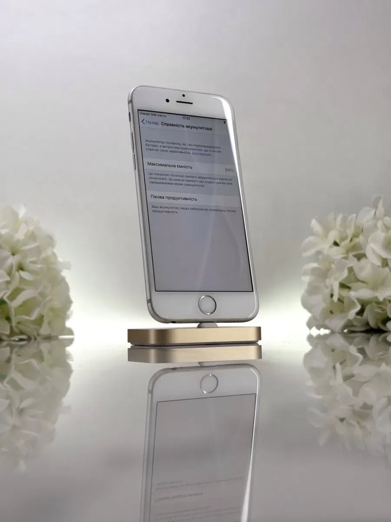 Стан Нового iPhone 6 128GB Silver (Магазин Гарантія) — фото 4