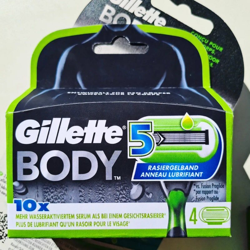 Станок бритва Gillette BODY | Касети для тіла 4 шт (сумісні з Mach3 / Venus). Кассеты для бритья тела — фото 6