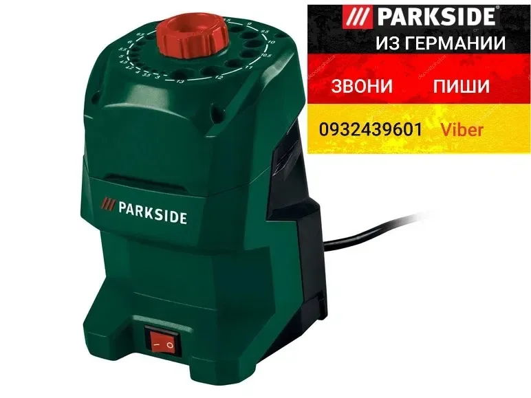 Станок для заточки сверл из ГЕРМАНИИ Parkside PBSG 95 G6 точилка для сверл, верстат для заточування свердел, новий — фото 2