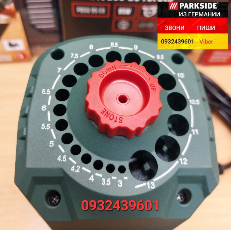 Станок для заточки сверл из ГЕРМАНИИ Parkside PBSG 95 G6 точилка для сверл, верстат для заточування свердел, новий — фото 5