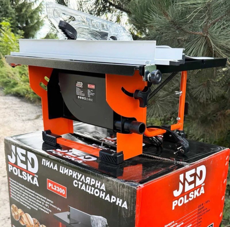 Стаціонарна циркулярна пила Циркулярка 2000W JED POLSKA PL2300 Мідь — фото 4