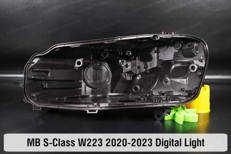 Стекла корпус ремкомплект фар MB S-class W223 222 221 220 140 скло — фото 2