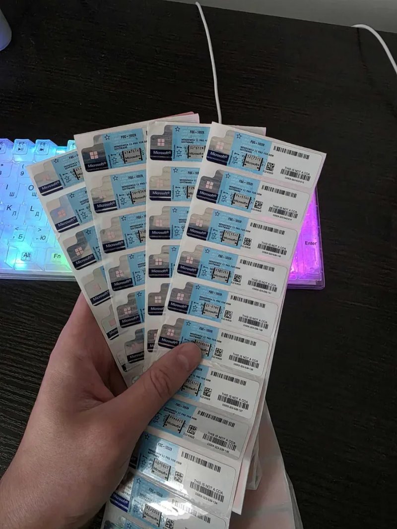 Стікер Windows 11 PRO Stickers Ключ Наклейка Виндовс 10-11 Про Віндовс 11 Про 10 Pro Home Sticker Виндовс 11 ПРО Купити Windows 11/10 Pro наклейка — фото 2