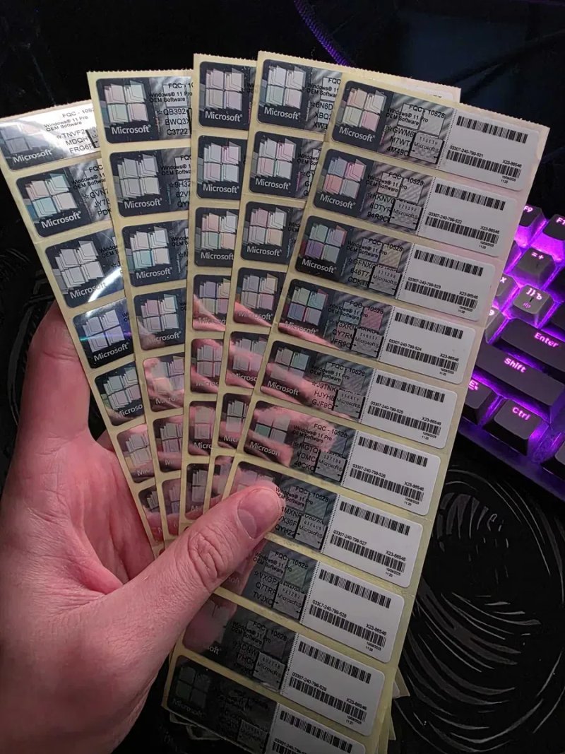 Стікер Windows 11 PRO Stickers Ключ Наклейка Виндовс 10-11 Про Віндовс 11 Про 10 Pro Home Sticker Виндовс 11 ПРО Купити Windows 11/10 Pro наклейка — фото 3