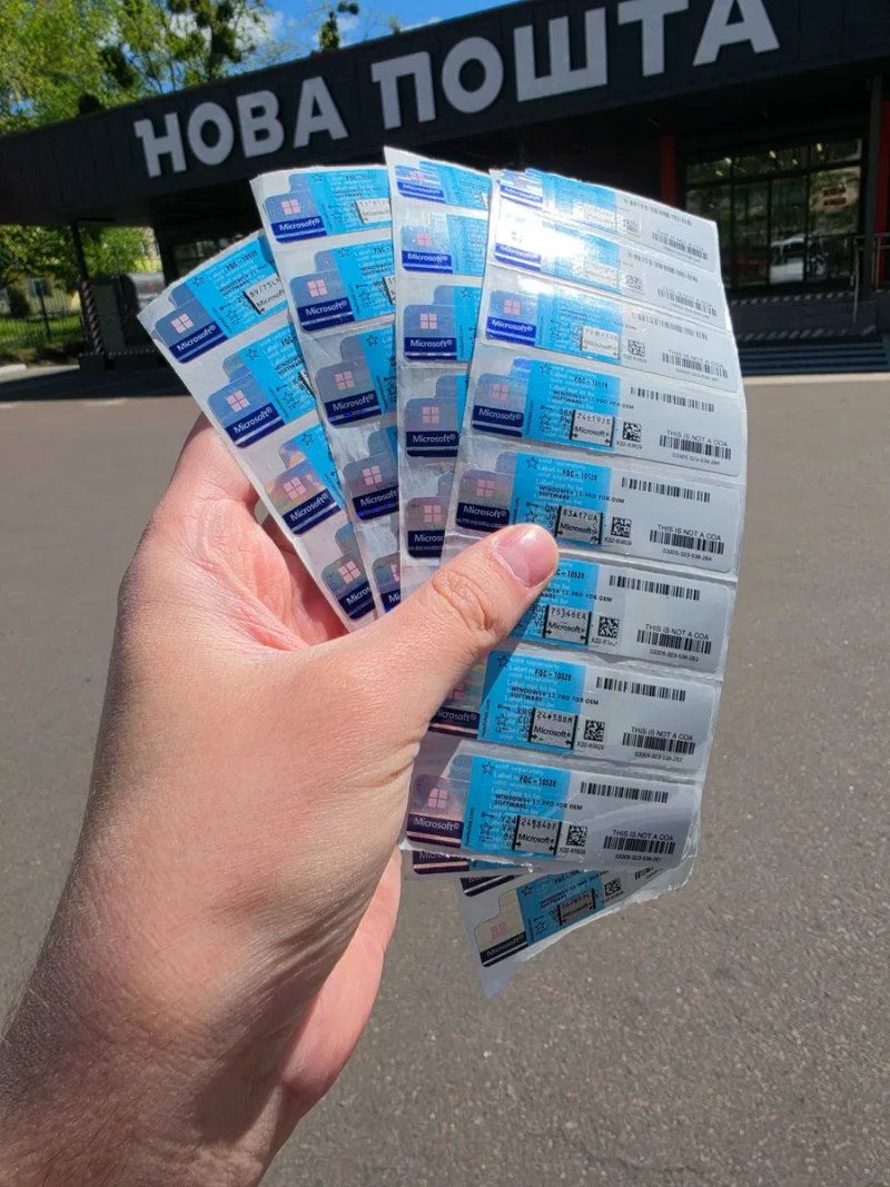 Стікер Windows 11 PRO Stickers Ключ Наклейка Виндовс 10 / 11 Про Віндовс 11 Про / 10 Pro / Home Sticker Виндовс 11 ПРО (ключ-наклейка) Гарантія ! — фото 4