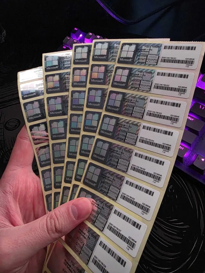 Стікер Windows 11 PRO Stickers Ключ Наклейка Виндовс 10-11 Про Віндовс 11 Про 10 Pro Home Sticker Виндовс 11 ПРО Купити Windows 11/10 Pro наклейка — фото 4