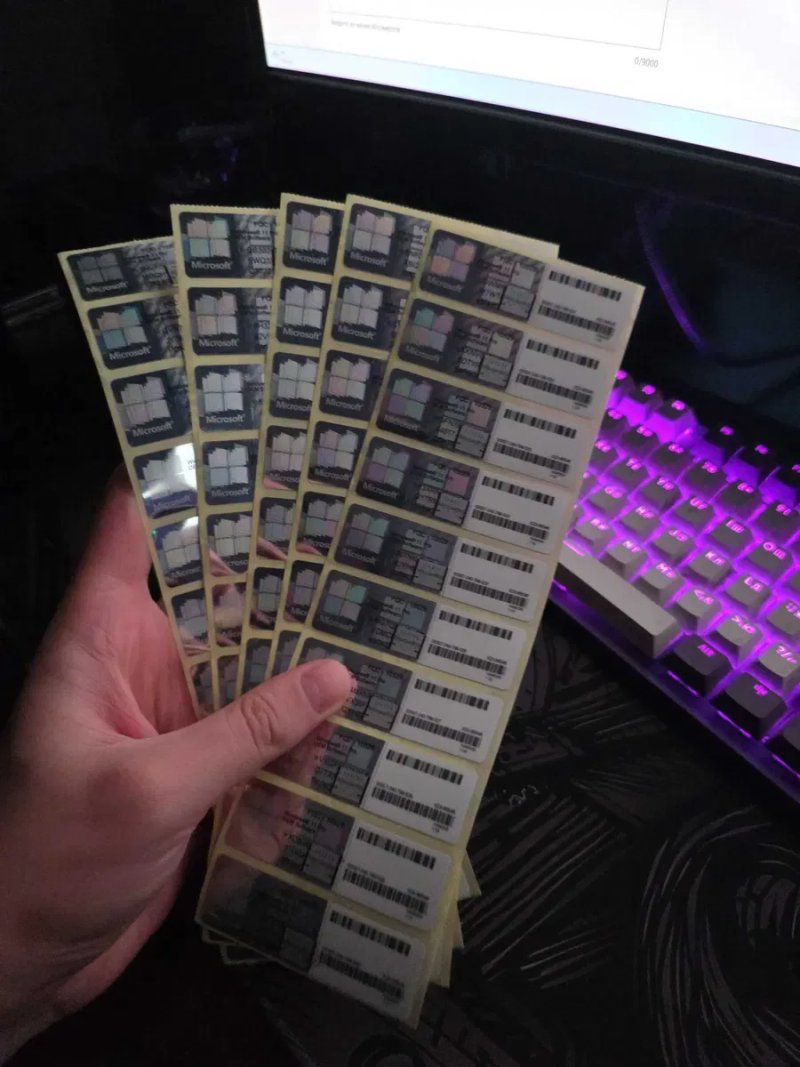 Стікер Windows 11 PRO Stickers Ключ Наклейка Виндовс 10-11 Про Віндовс 11 Про 10 Pro Home Sticker Виндовс 11 ПРО Купити Windows 11/10 Pro наклейка — фото 6