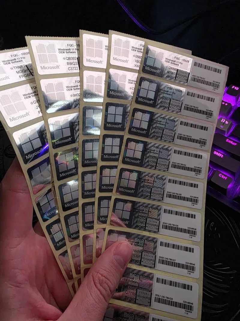 Стікер Windows 11 PRO Stickers Ключ Наклейка Виндовс 10-11 Про Віндовс 11 Про 10 Pro Home Sticker Виндовс 11 ПРО Купити Windows 11/10 Pro наклейка — фото 7