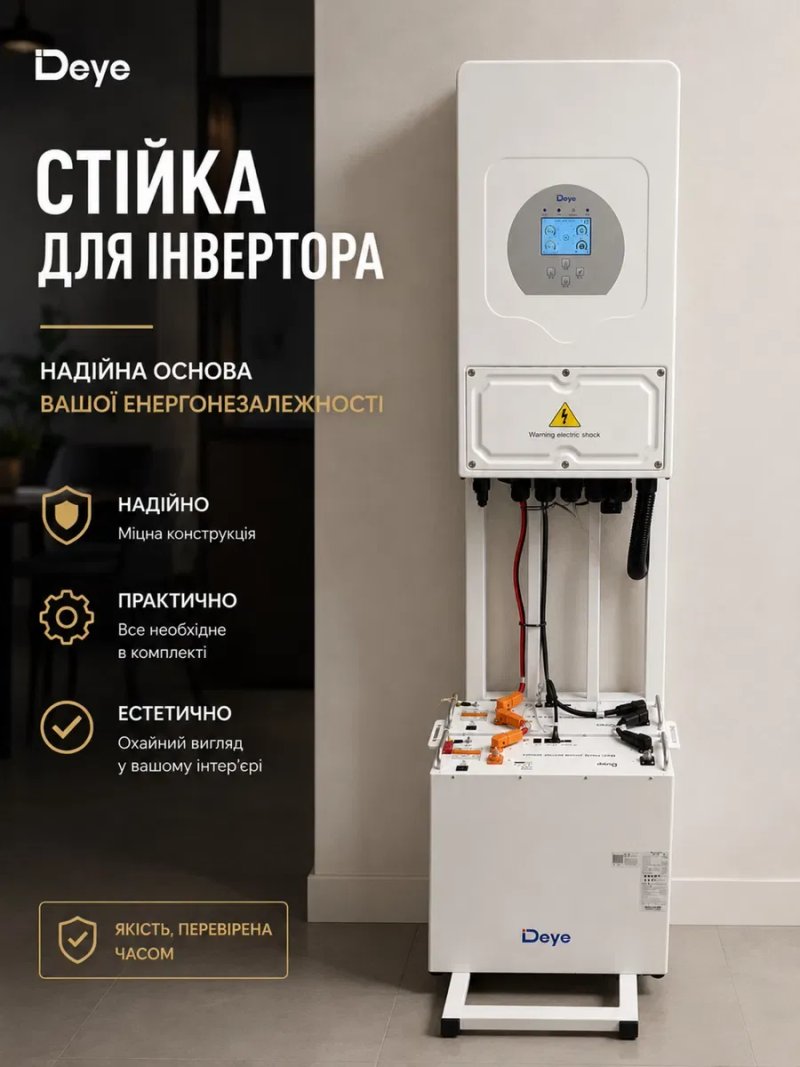 Стійка під інвентор Deye та батарею — фото 4