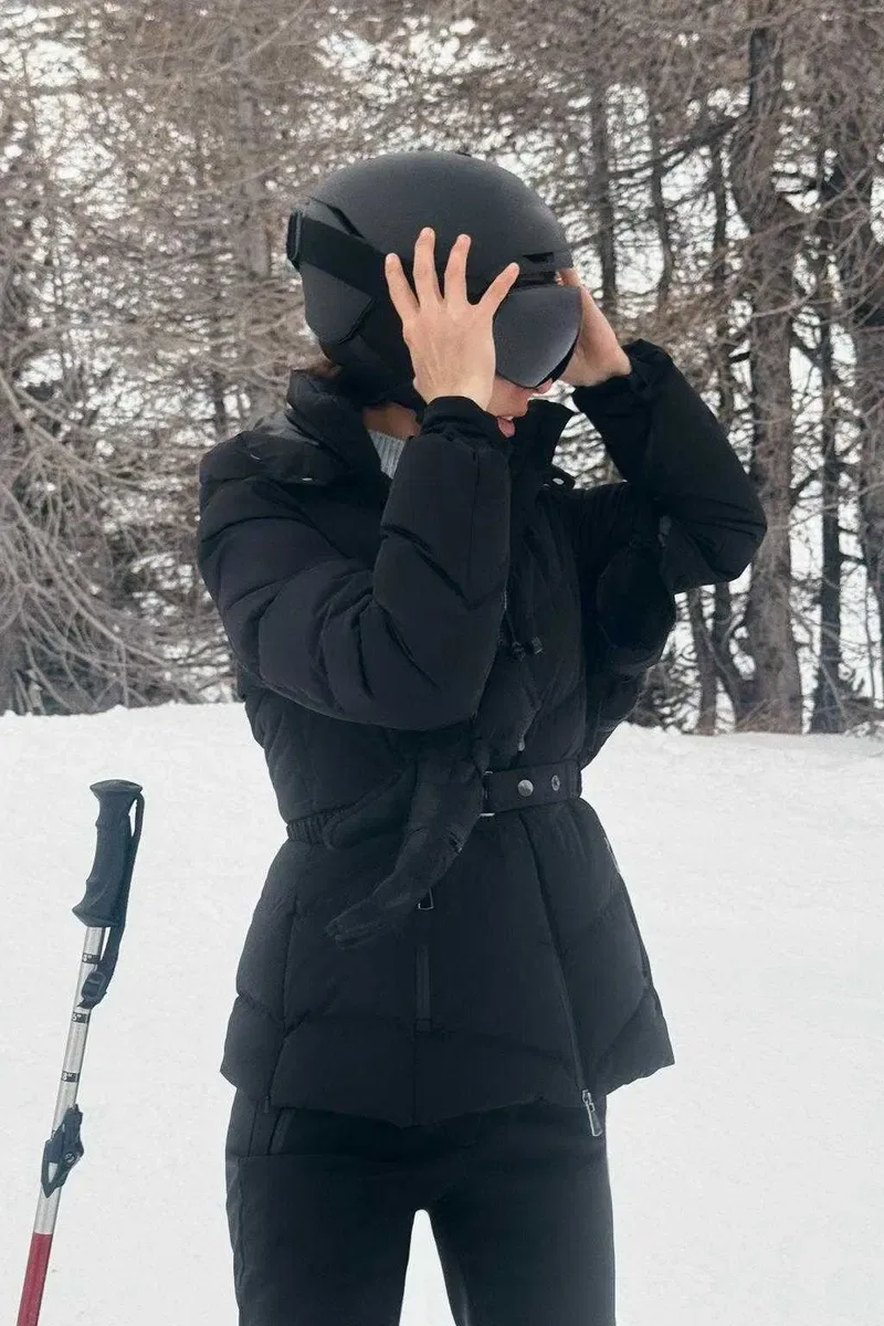 Стьобаний анорак, пуховик від zara collection ski різні — фото 3