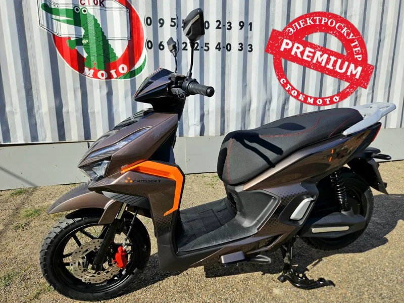 СТОКМОТО Топ-Електроскутер PREMIUM  2500W Літій-акб V3 Великі колеса "14"кросер стокмото двухместный электроскутер продажа электроскутеров v1 tr1 21 — фото 4
