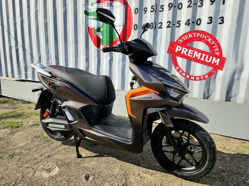 СТОКМОТО Топ-Електроскутер PREMIUM  2500W Літій-акб V3 Великі колеса "14"кросер стокмото двухместный электроскутер продажа электроскутеров v1 tr1 21 — фото 8