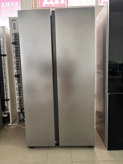 Стоковий двохдверний холодильник Samsung, RS57DG400EM9 великий холодильник, сайб, side-by-side