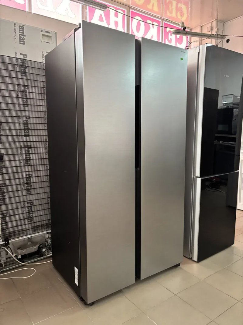 Стоковий двохдверний холодильник Samsung, RS57DG400EM9 великий холодильник, сайб, side-by-side — фото 5