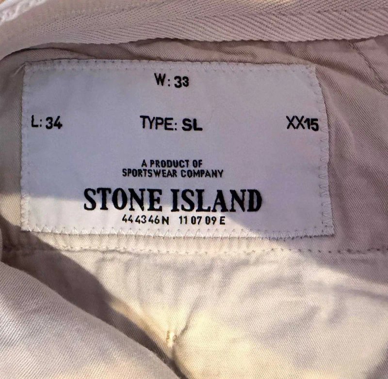 Stone Island (W33, S-M) — Брюки-чиносы Type SL Sportswear Company / Оригинал — фото 4