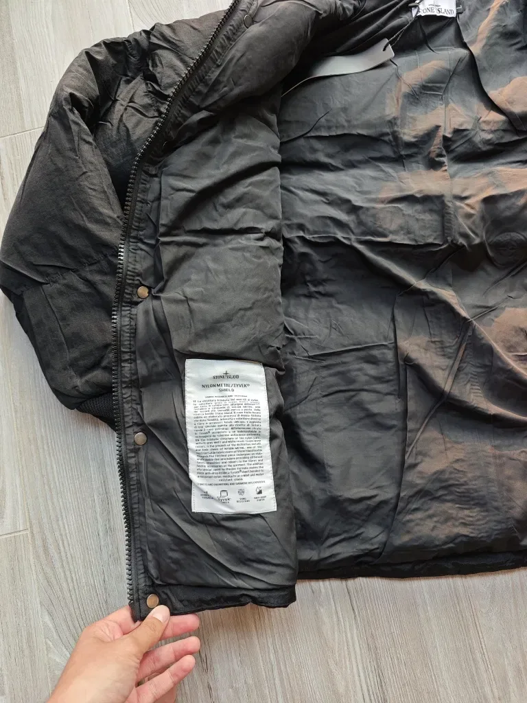 Stone Island зимовий пуховик Мужской пуховий парка пуховик стон айленд Stone Island Nylon metal — фото 5