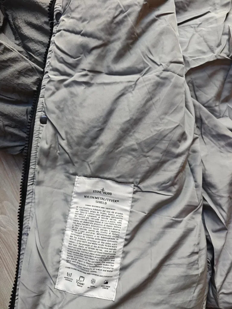 Stone Island зимовий пуховик Мужской пуховий парка пуховик стон айленд Stone Island Nylon Metal  куртка парка куртка на зиму — фото 6