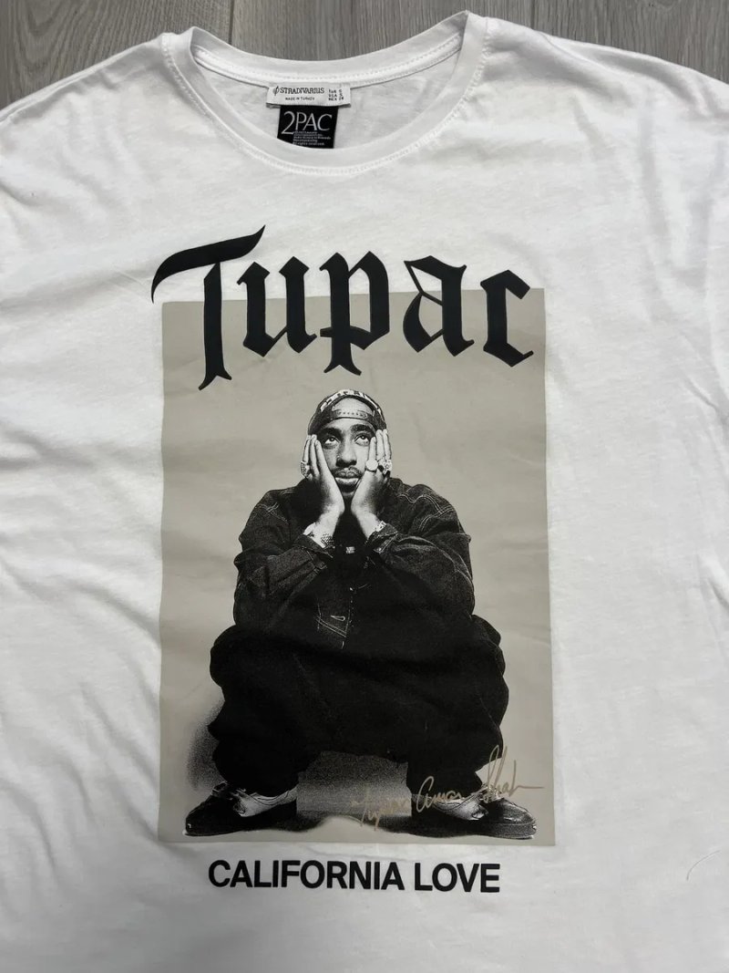 Stradivarius Tupac 2PAC Shakur Нова — фото 2