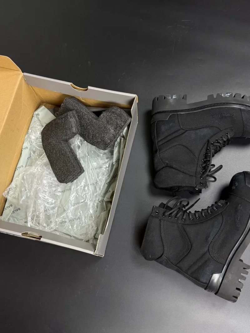 Страйки Balenciaga Boots Массивная обувь Баленсиага Дистресс Archive boots — фото 5