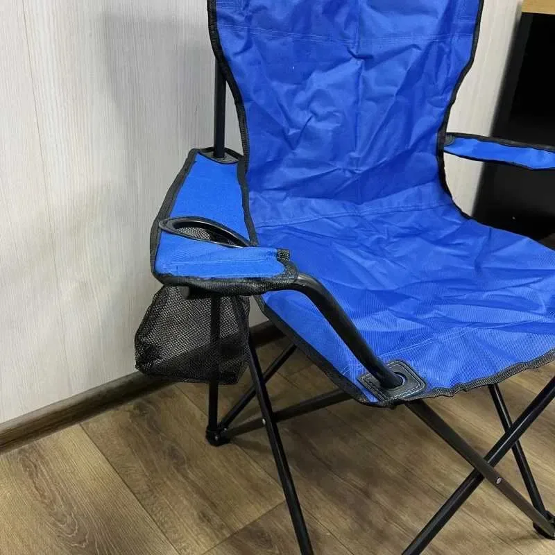 Стул складной для пикника рыбацкий туристический кресло Паук с подлокотниками синий, кресло, стілець крісло с підлокотниками, есть опт — фото 3