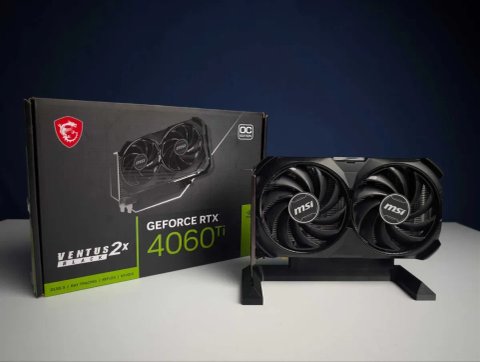 Сучасна, Потужна та Енергоефективна Ігрова Відеокарта MSI GeForce RTX 4060 Ti VENTUS 2X BLACK 8G OC GDDR6 | МАГАЗИН | Гарантія 90 днів