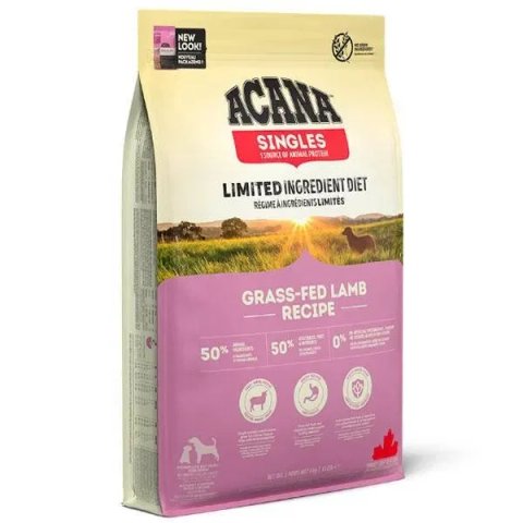 Сухий корм холістик для собак 17 кг Acana Grass-Fed Lamb