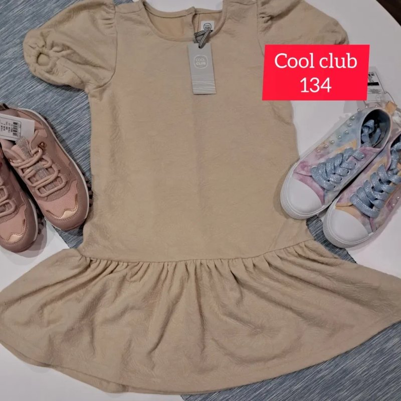 Сукня довгий рукав плаття сарафан cool club дівчинка 134 см взуття — фото 3