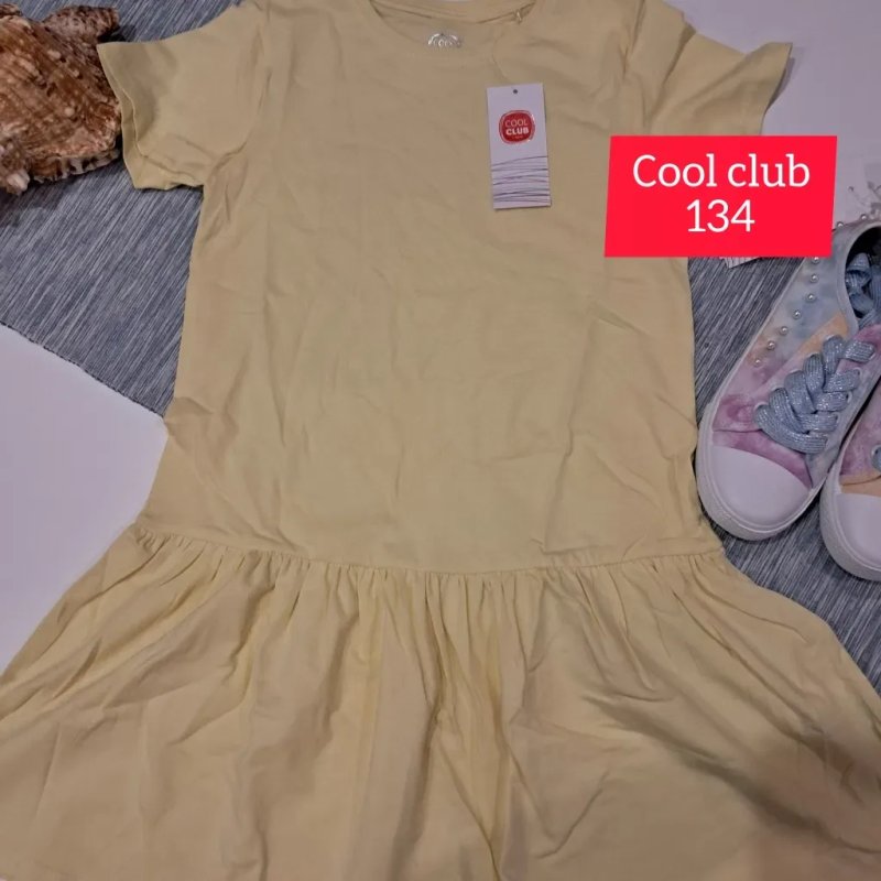 Сукня довгий рукав плаття сарафан cool club дівчинка 134 см взуття — фото 6