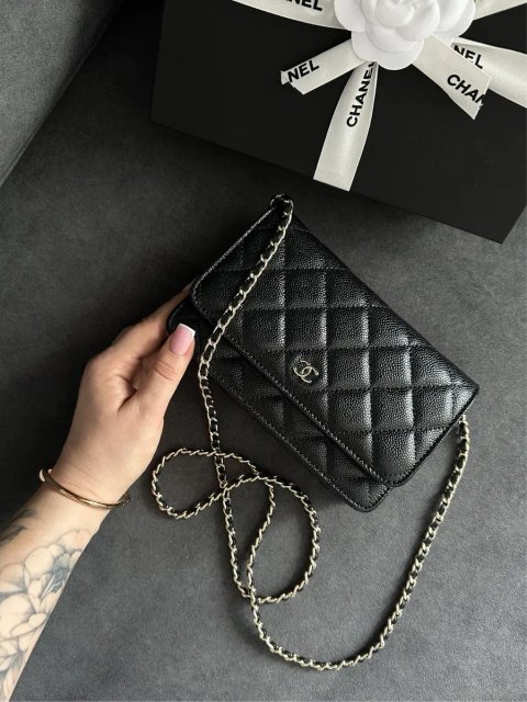 Сума клатч шкіряна chanel , classic wallet ,
