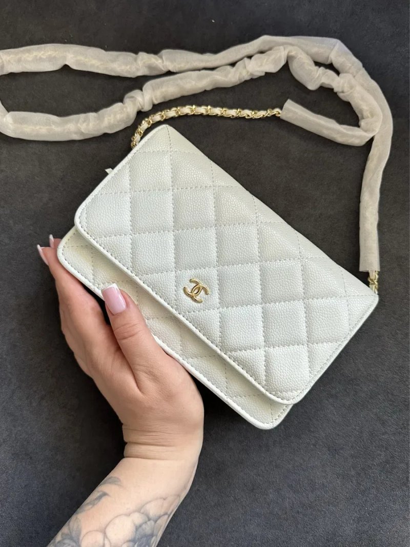 Сума клатч шкіряна chanel , classic wallet , — фото 2