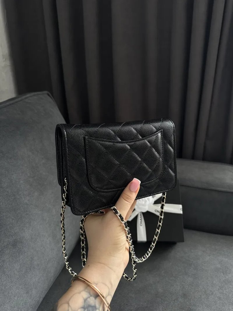 Сума клатч шкіряна chanel , classic wallet , — фото 8