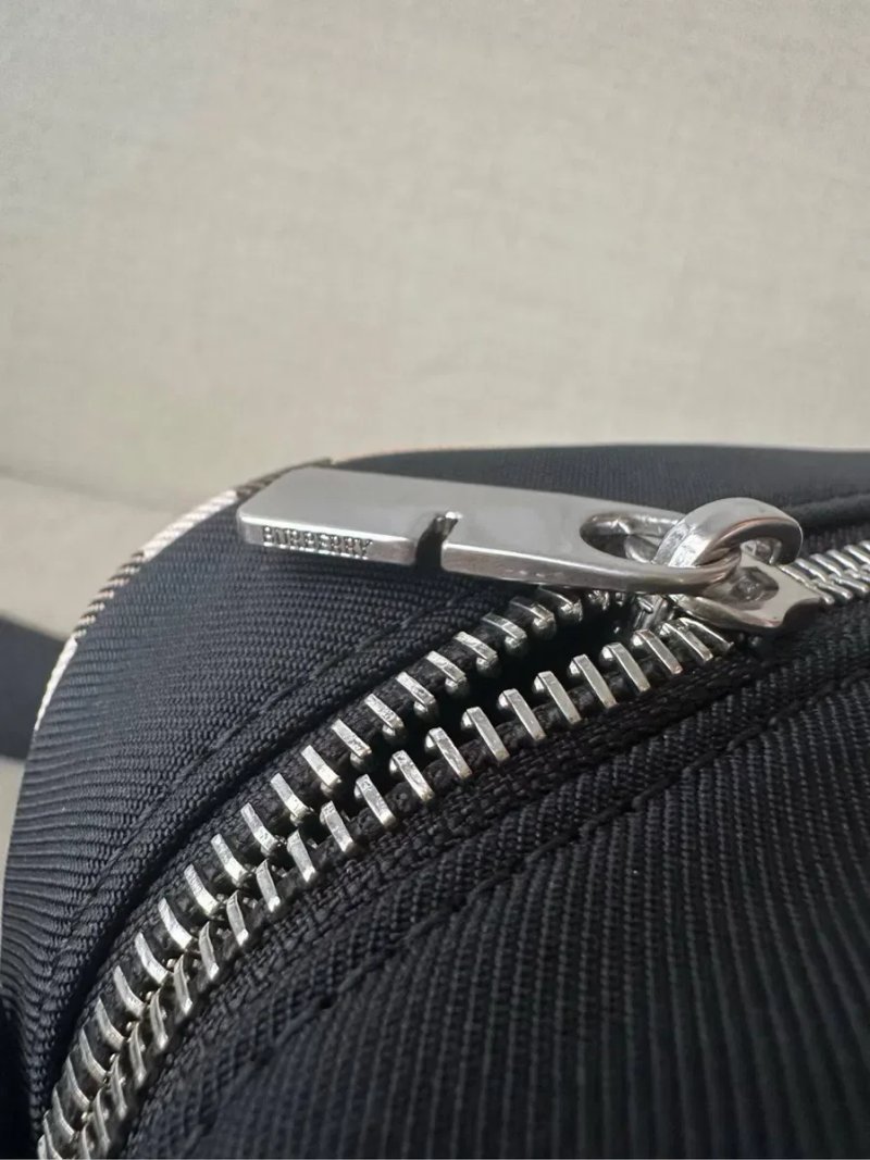 Сумка Burberry Check Trim Crossbody Bag чорна чоловіча нова черная мужская — фото 6